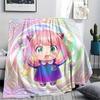 Anya Forger Flannel Blanket Comfortable Print Cozy Warm for Bed Chair Picnic Travel Bedroom Sofa.-TING