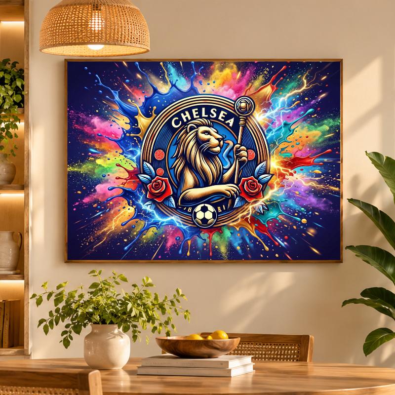 5D Diamond Painting Chelsea FC DIY Full Drill Diamond Art Kit Home Decoration