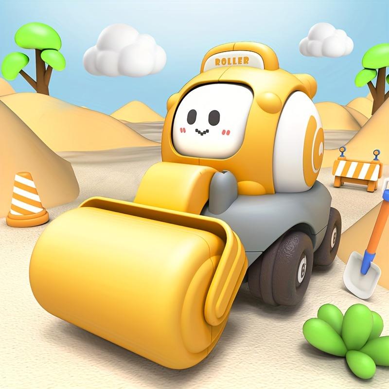 Interactive Cartoon Inertia Car Toy, Durable Plastic Construction, with Face Changing Whistle Function, for Birthday, Halloween,Christmas,Thanksgiving