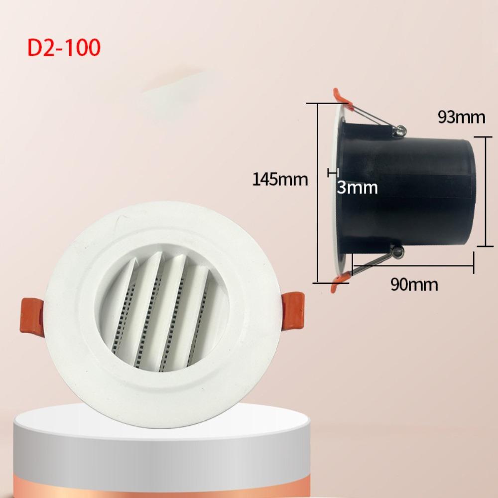 75/100mm Exterior Wall Air Vent Air Circulation Vents Waterproof Cap Ducting Ventilation Grilles