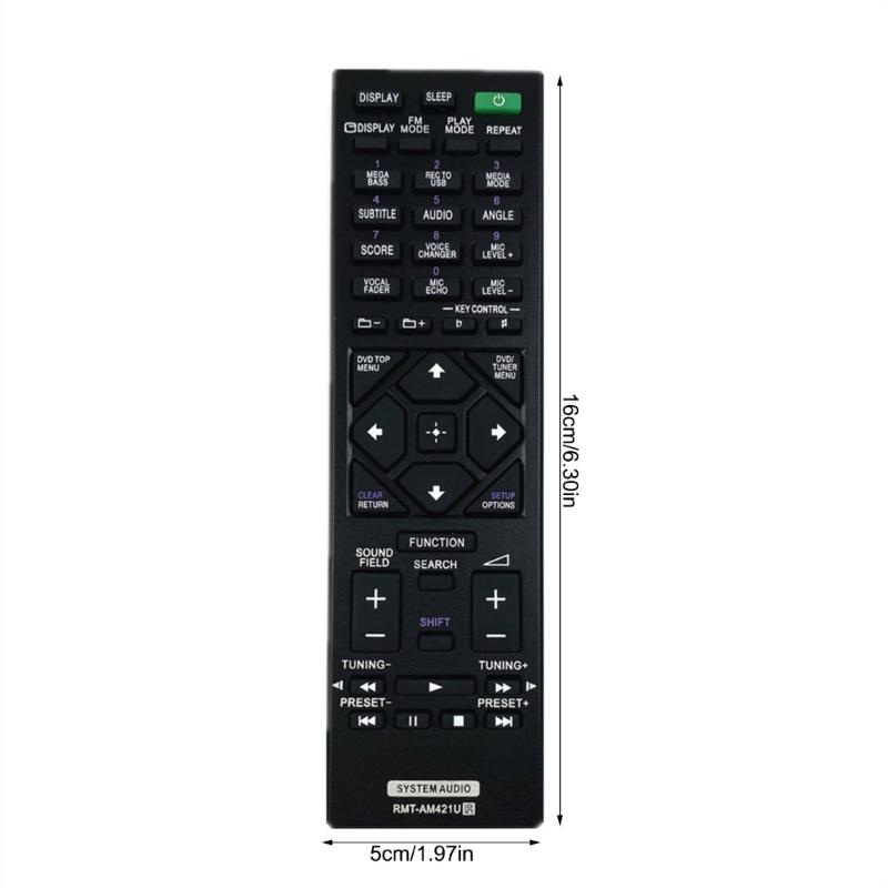 RMT-AM421U Home Theater Remote Control For MHC-V43D MHC-V73D MHS-V72D Home Theater No Programming Required