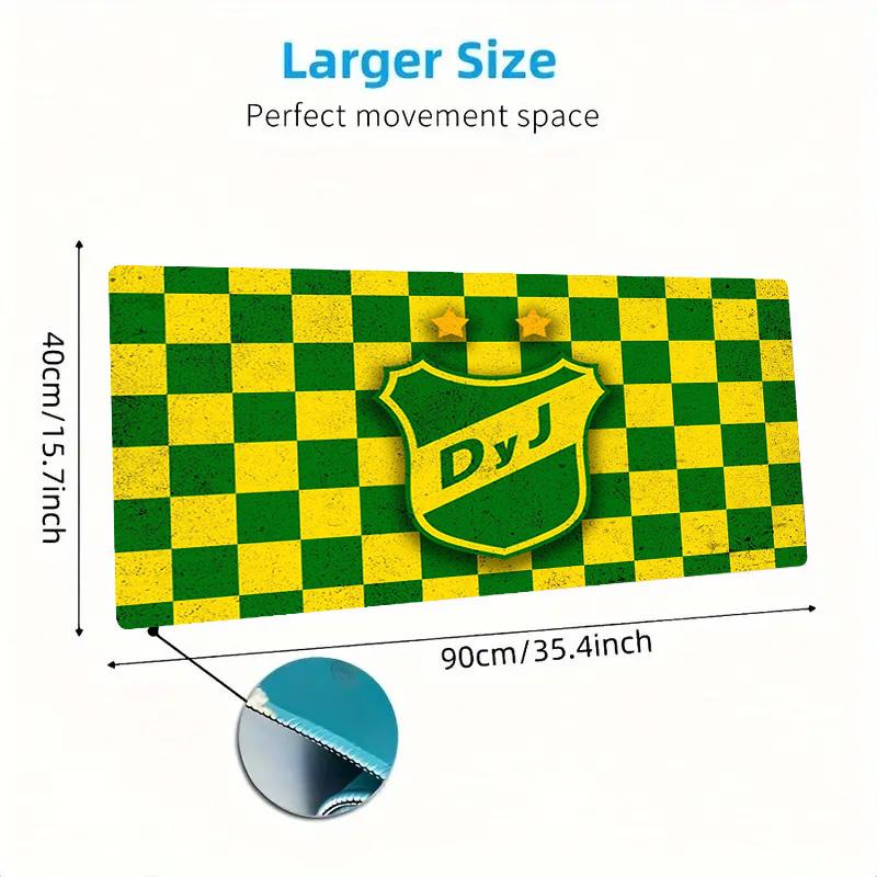 Defensa y Justicia Color Mouse Pad Large Gaming Table Cushion Non-slip Laptop Tablet Big Mousepad XXL Mat Mini PC Playmat With Lock edge