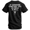 If Genders Confuse You Go Milk A Bull Mens Fashion TShirt Letters Printed Sarcastic Saying Tee Summer Fashion Short Sleeve Top