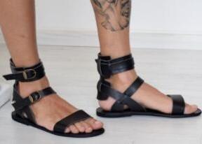 Wish Belt Buckle Flat Men`S Shoes