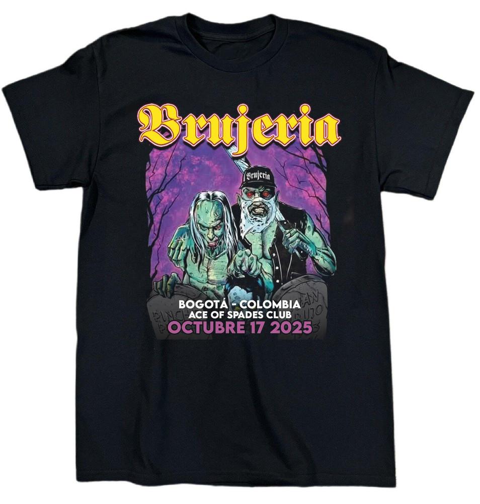 New Brujeria Band Music Tour T Shirt S-5XL Cotton Black For Fans BT471 Unisex T-Shirt XXL