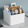 1pc Multifunctional Storage Holder School Office Portable Pen Holder Storage Box Large Capacity Desktop Sundries Storage Basket