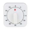 Square Mechanical Timer 3 Seconds Ring For Cooking