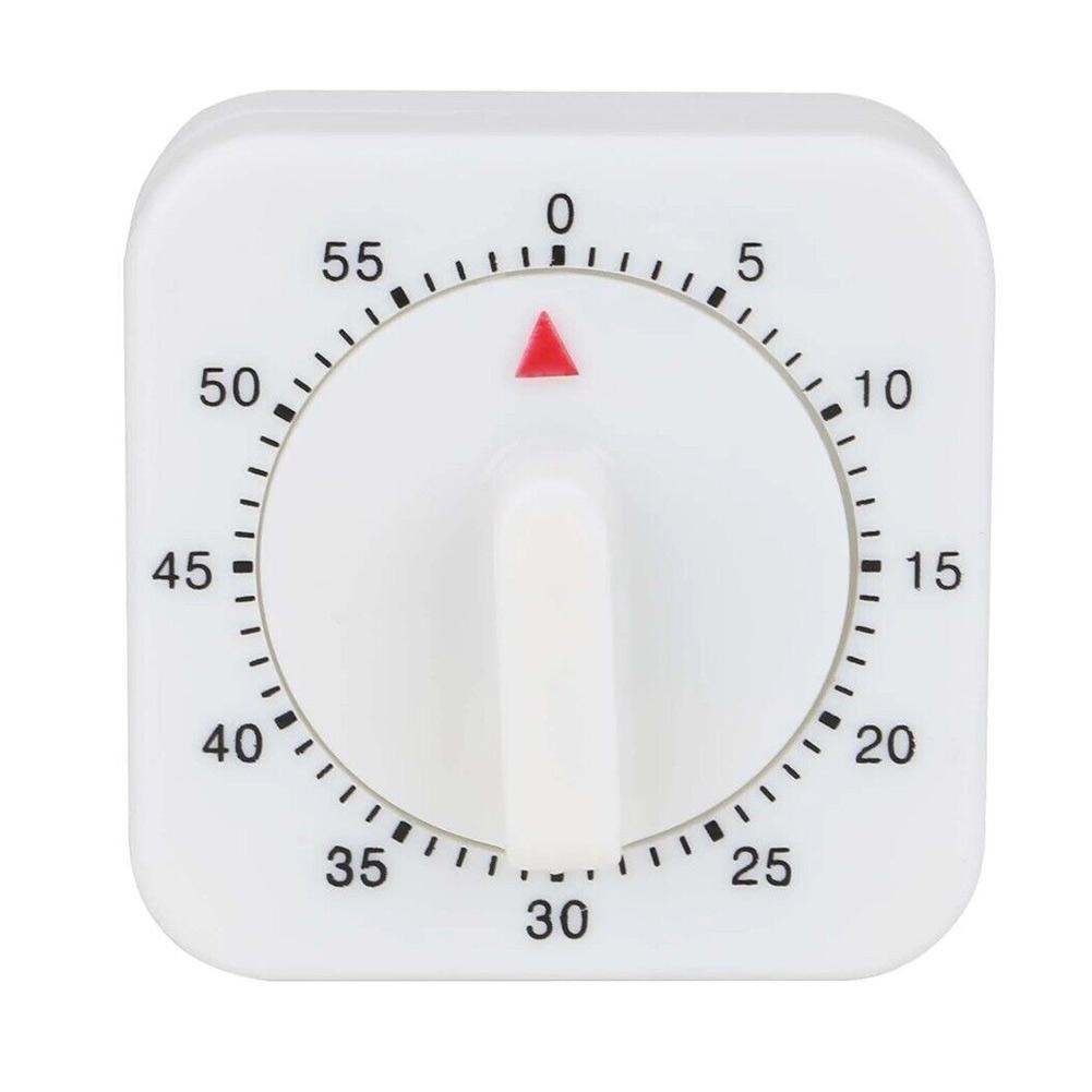 Square Mechanical Timer 3 Seconds Ring For Cooking
