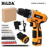 HiLDA Electric Impact Drill: Rechargeable Lithium Battery, 12V/16.8V/21V