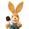 Bunny Figurine, DIY Material Package, Rabbit Statue, Parent Child Cute Easter Gift, Handmade Cartoon