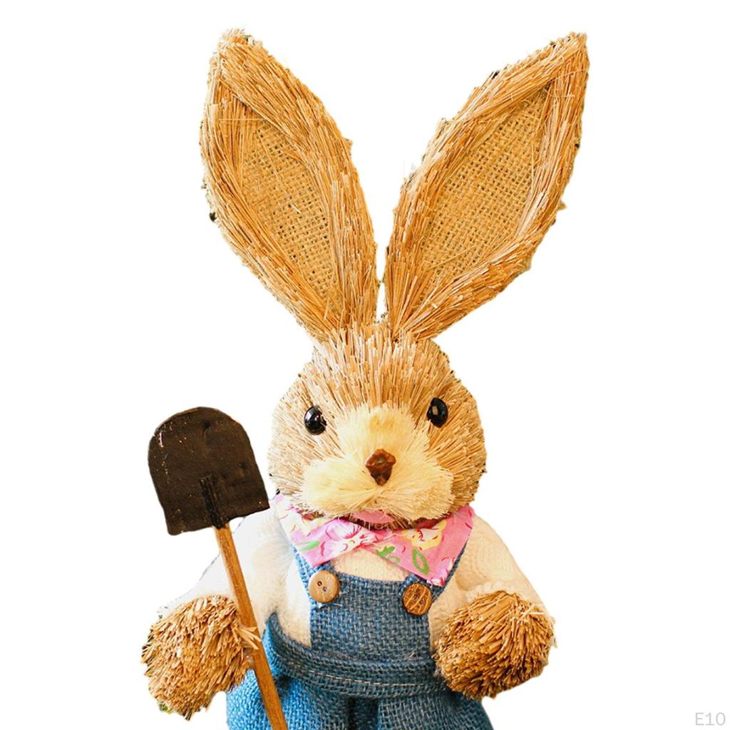 Bunny Figurine, DIY Material Package, Rabbit Statue, Parent Child Cute Easter Gift, Handmade Cartoon