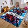 Custom Spider Man Mat Personalized Name, Polyester Washable Indoor Entryway Rug, Gift for Christmas, Easter, Thanksgiving Day