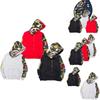 Trendy Shark Camouflage Zip-up Hoodie For Men And Women Featuring Comfortable Cotton Blend Fabric