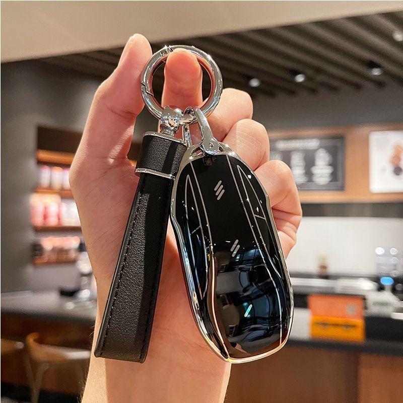 Tpu Car Key Case For Saic Im Zhiji Ls7 L7 Pro Ls6 L6 Ls9 Max Accessories Keychain Remote Cover Shell Ring Holder Fob Housing