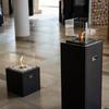 Freestanding bioethanol fireplace TOWER MINI black