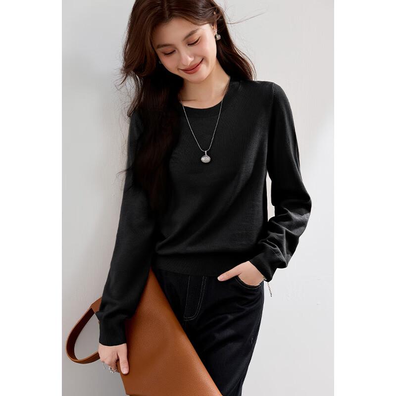 

VICTORIA&VERA Women s Classic Wool Blend Knit Sweater V9016S09 S