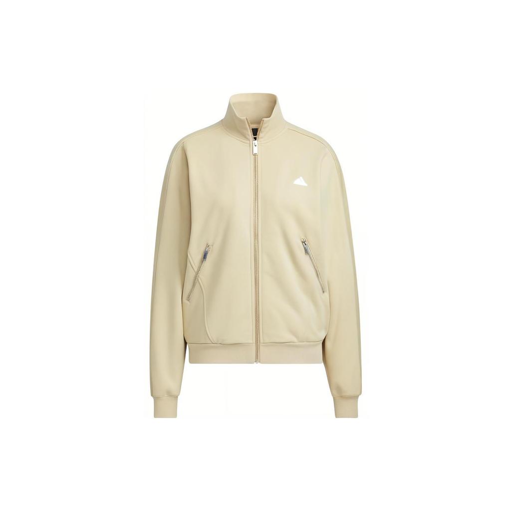 Adidas Sportswear Logo Print Jacket Women Outerwear Prairie-Brown IK3465