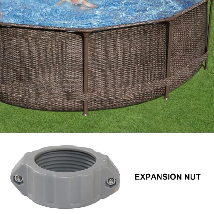 Pool Pipe Fitting Set with Split Nuts Pool Repair Accessories Pool Screw Nuts Pool Fittings Nut Professional Pool Fixing