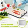 Titaniums Chopping Board With Natural Wheat Straw Surfaces Double Side Kitchen Cutting Board For Safe Food Preparation