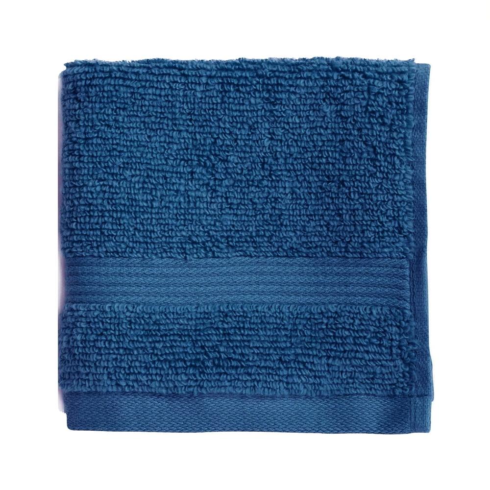 (4 pack Performance Solid Washcloth 12" x 12" Indigo