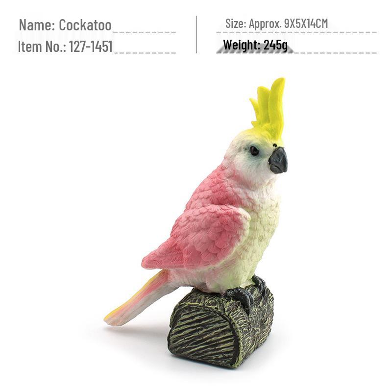 Top-Selling Static Parrot Models: Budgerigar, Macaw & Cockatoo Figurines