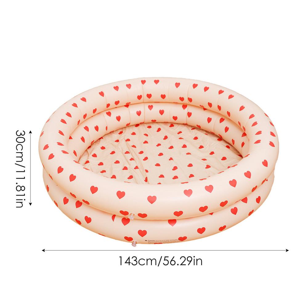 87/114/143CM Piscine Gonflable pour Bébé Jouets Piscine d'Eau Extérieure Piscine pour Nourrisson Rond Chambre d'Enfant Baignoire Anneau de Natation