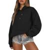 Women's Fashionable And Casual Long-sleeved Hooded Sweatshirt Top
