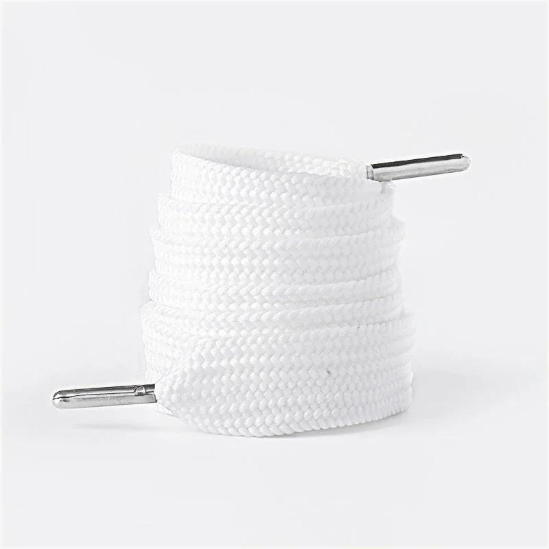2CM Breite Klassische Schnürsenkel Lässige Teenager Schuhbänder Flache Schnürsenkel für Sneaker Länge 130CM PVC/Metall Spitze Schuhzubehör