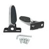 2 Pairs Foldable Electric Scooter Foot Pegs Set Aluminum Alloy Anti Slip Scooter Footrest Pedals with Screws 2 Pairs