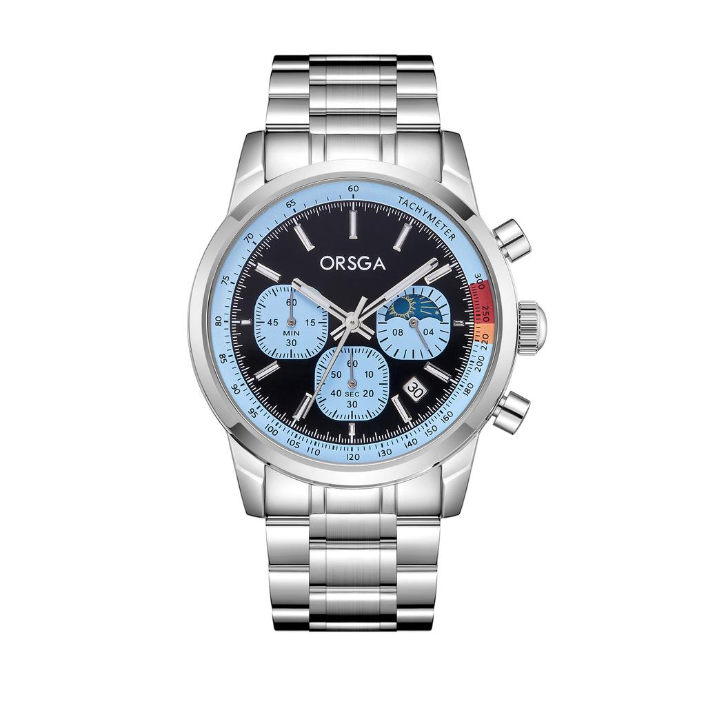 2025 New Mens Watches Luxury Quartz Chronograph Wrist Watch For Man Sapphire Mirror Waterproof Men Gift Clock Luminous