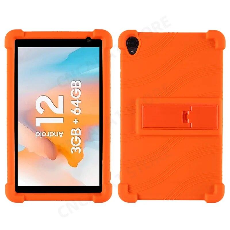 Soft Silicon Cover For Teclast P80T Case Kids Safety 8" Tablet PC Kickstand Funda with 4 Shockproof Airbags P80T Protective Shell Protector Case
