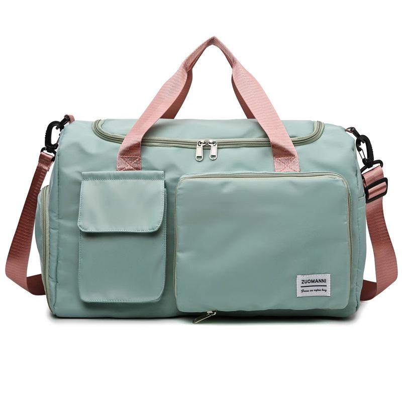 Women's Waterproof Yoga Fitness and Travel Bag - Versatile, Large Capacity, Handheld or Over-the-Shoulder, Fits On Luggage Trolley