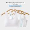 Comfortable Junior High Growth Underwear: High Elastic, Breathable Vest Bra with Fixed Cups