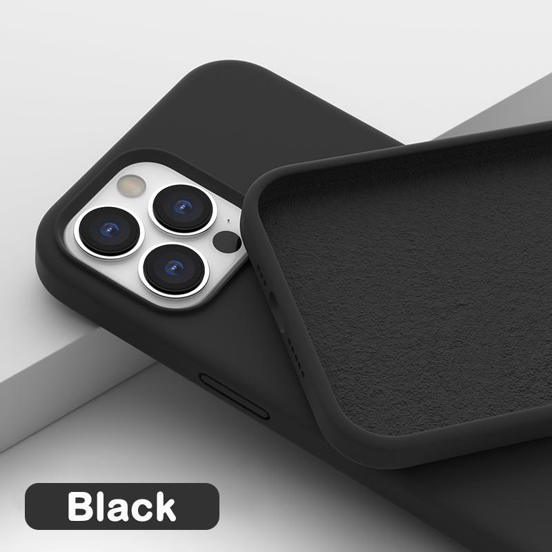 Θήκη Υγρής Σιλικόνης Για Apple iPhone 11 13 12 14 Pro Max Mini Θήκες Κινητού 7 8 Plus X XR XS Max Μαλακό Κάλυμμα Αξεσουάρ
