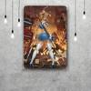 Hero Tales Manga Decor Vintage Metal Signs Tin Signs Captain Poster Decor for Bar Pub Club Man Cave Wall Decoration