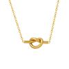Korean Sweetheart Heart-Shaped Pendant Necklace for Women, 18K Gold-Plated Titanium Steel Clavicle Chain