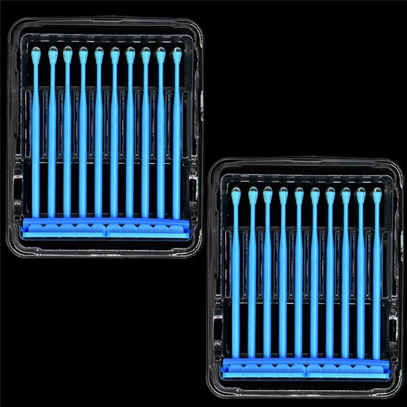 10Pcs Dental Disposable Micro Brush Stick Adhesive Tip Applicator For Tooth Crown Porcelain Veneer Dentistry