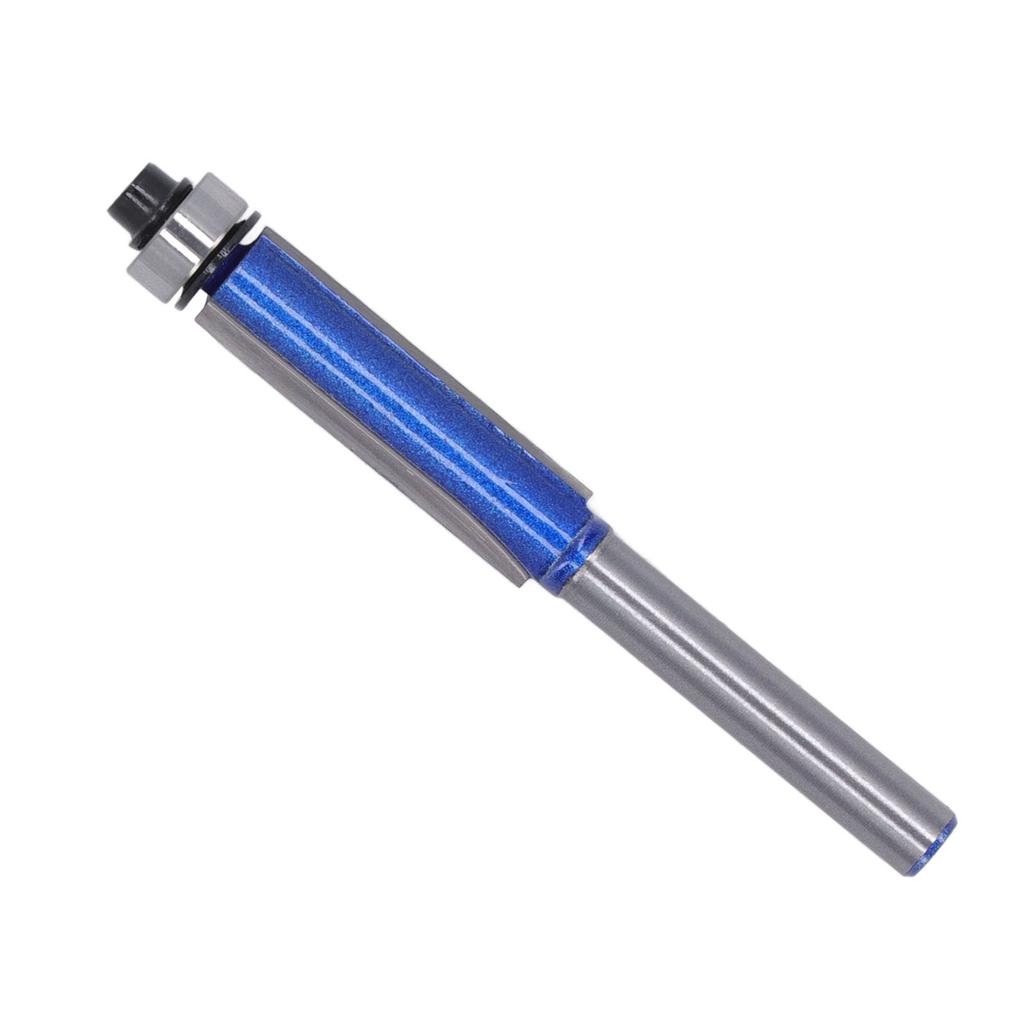 Blue Chamfer End Mill Professional Robust Stable   Trimming Milling Cutter Bit for Woodworking 6mm Shank