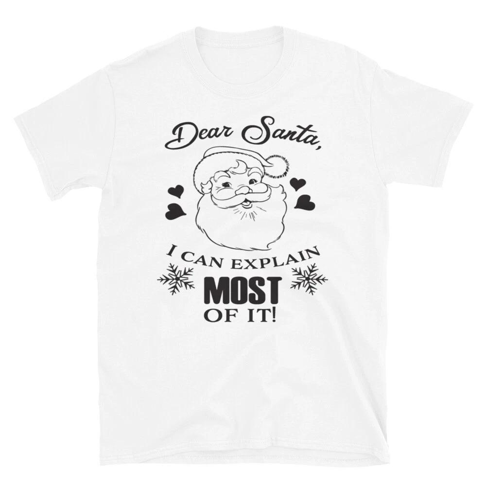 Christmas 2021 Dear Santa Funny T-Shirt L
