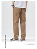 Pure Cotton Men's Casual Straight-Leg Pants - Spring/Autumn Trendy, Loose, Versatile Workwear