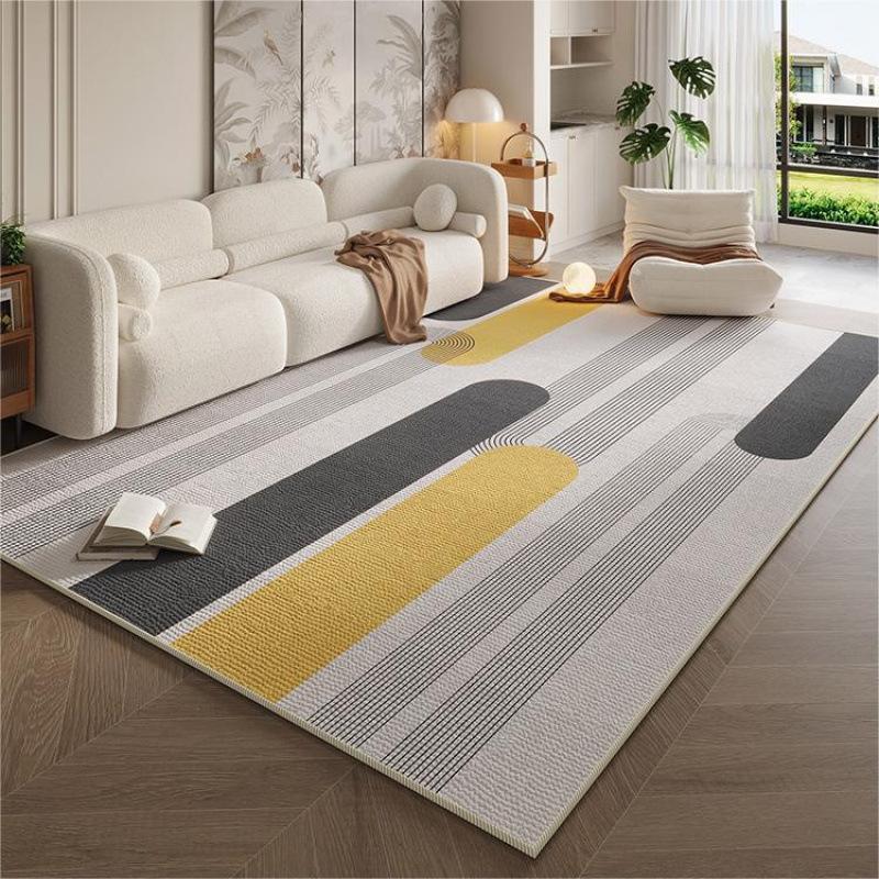 Covor de living, covor pentru canapea, măsuță de cafea, covor de suprafață mare, antiderapant, covor de dormitor, covor de noptieră, ușor de întreținut
