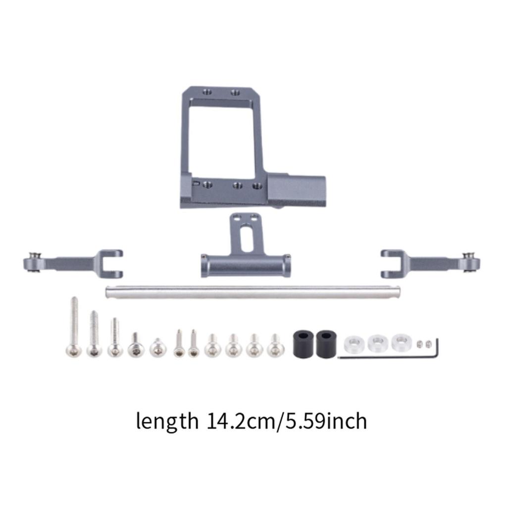 -Servo -Mount Full Hydraulic Professional Assembly 1/10 RC Crawler Lenkszylinder Kit for 1:10 Sacle