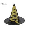 Classic Wizard Character Headwear Halloween Witch Hat, Reusable Oxford Cloth Pointed Stage Performance Costume Hat for Costume, Carnival, Masquerade,
