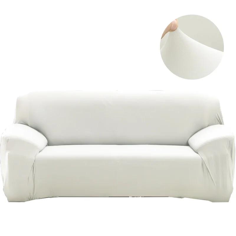 Solid Stretch Sofa Cover Tight Wrap All-Inclusive Sofa Cover For Living Room Funda Sofa Couch Cover Armchair Cove Elastic Plain
