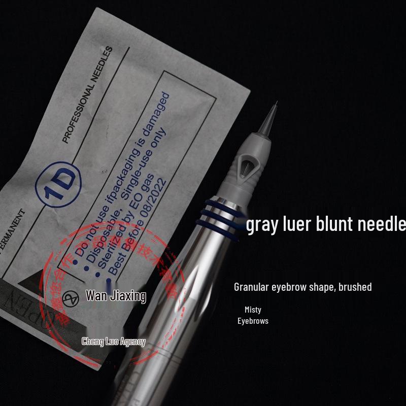 Xia Meng Eyebrow Embroidery Single Row Gray Screw Microblading Needle