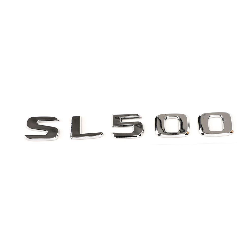 Kofferraum Heckemblem Badge Chrom Schriftzug Sl 500 Für Mercedes R230 R231 Sl Sl500
