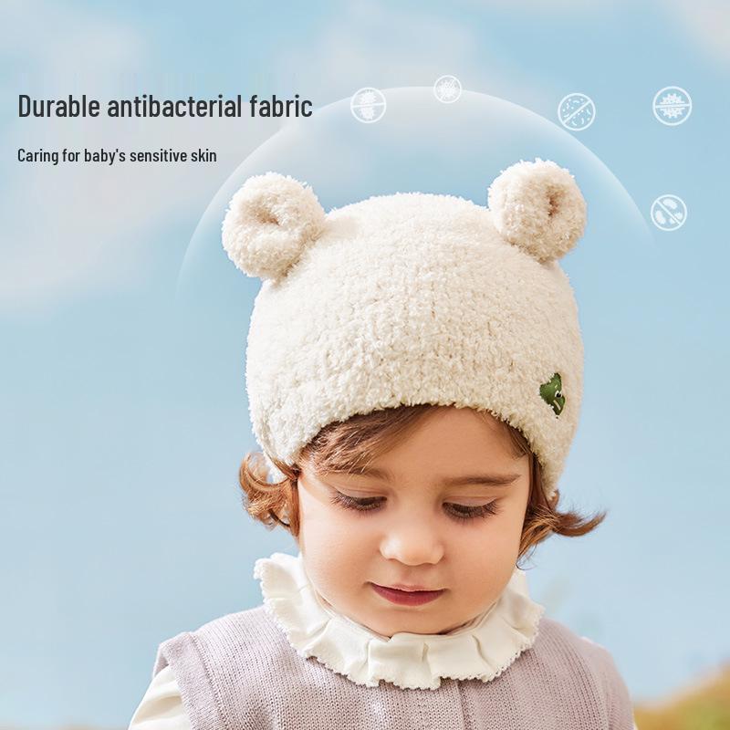 Infant Lemon Wool Hat - Cute Knitted Winter Hat for Boys and Girls, Autumn and Winter Collection