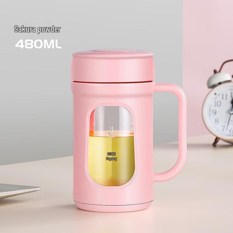 FUGUANG Clear Glass Office Tea Infuser Mug