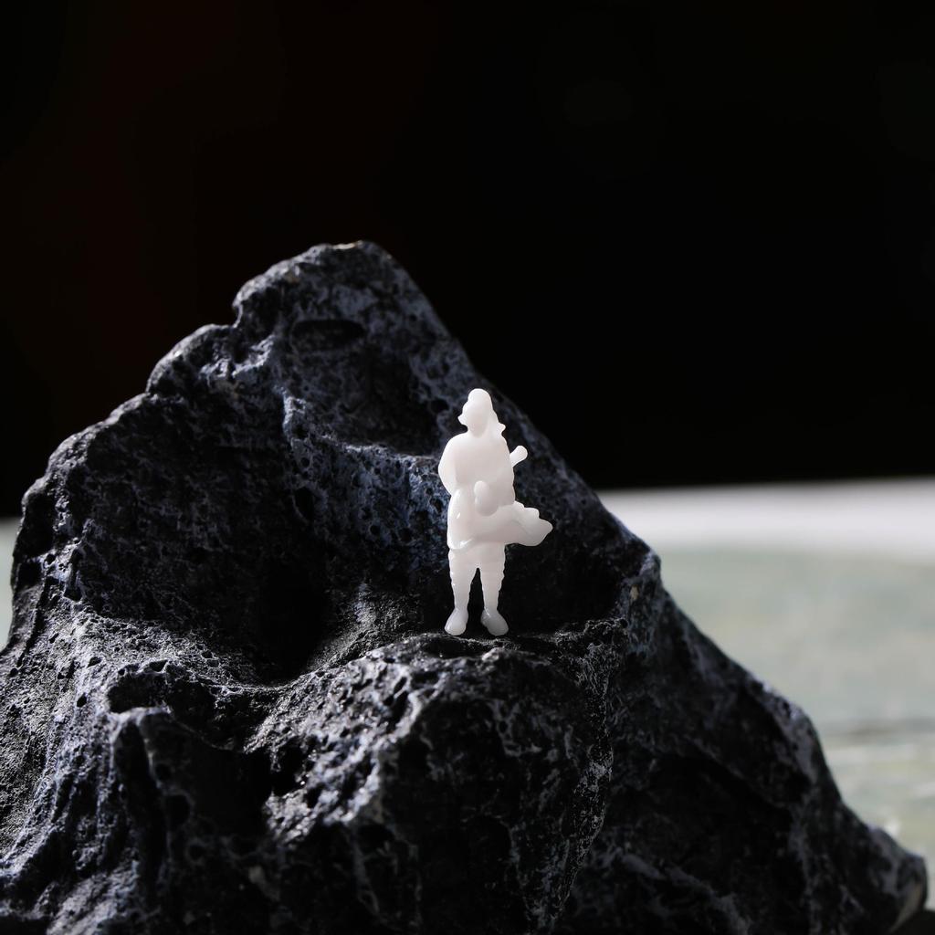Jianghu Old Friends Knight Resin Bonsai Landscape Miniature Figures