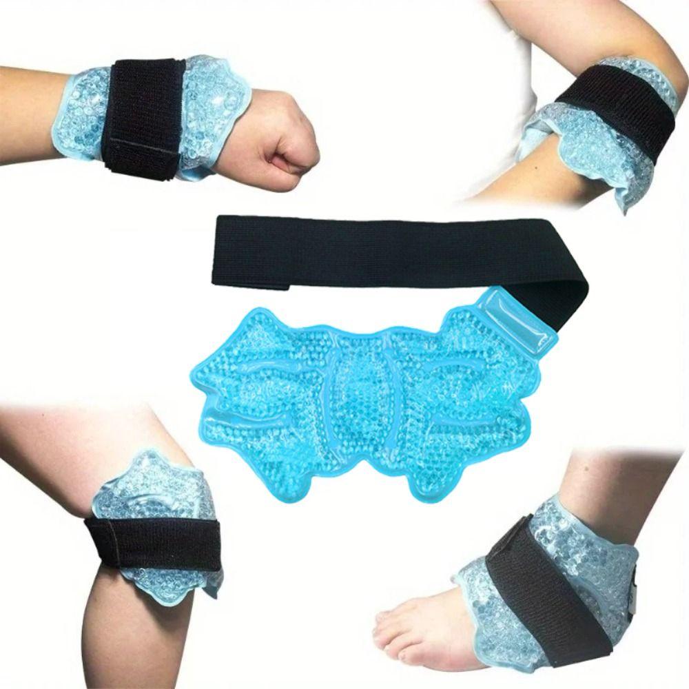Reusable Ankle Ice Pack Hot Cold Gel Gel Ankle Wrap Sports Foot Ice Pack  Injuries Recovery
